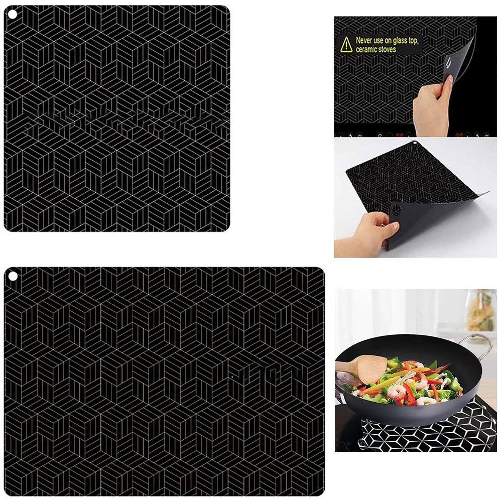 Силиконовый коврик для индукционной плиты Противоскользящий Изоляционный Термоковрик Коврик для индукционной плиты
