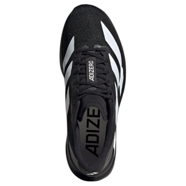 adidas Adizero Evo SL Увеличивающие рост Низкие Марафонские Тренировочные Беговые Кроссовки Мужские Черно-Белые JP7149
