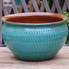 Большой керамический горшок ручной работы для суккулентов, деревьев, роз и бугенвиллей
