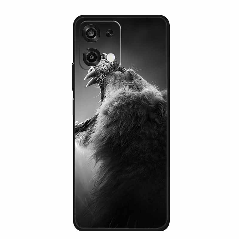 Чехол для телефона OPPO F31 F 31 Funda Модные цветы Черный силиконовый Мягкая задняя крышка для OPPO F31 5G 2025 Case CPH2781 Coque Shell