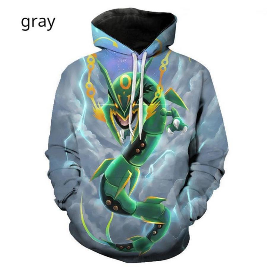 Мужская женская мода повседневная толстовка с капюшоном 3D-печать свитер пуловер уличная игра игры покемон свитер