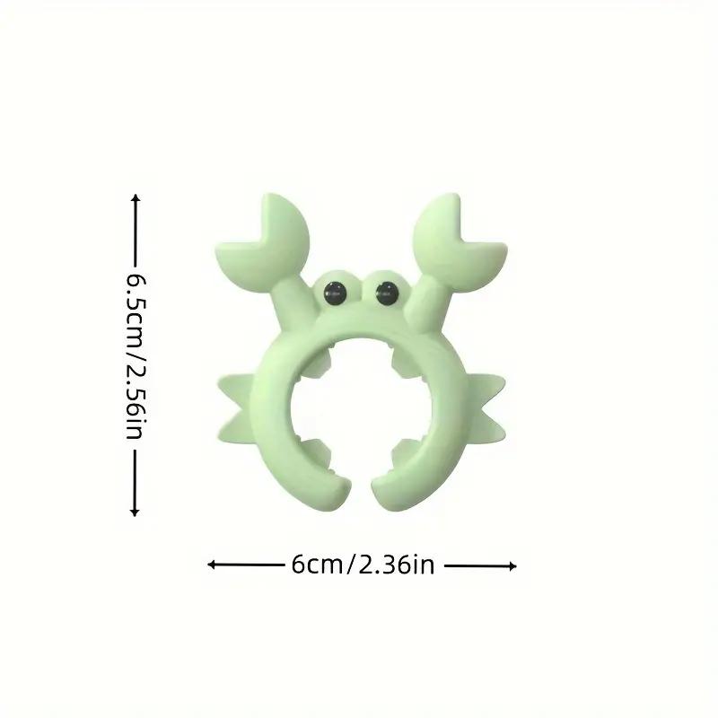 1/2 шт. Креативная подставка для лопатки в форме краба, держатель для столовых приборов, пищевой, не содержащий BPA, не нагревается