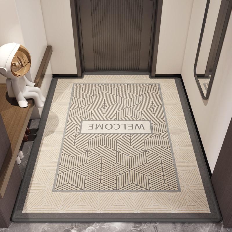 Коврик для входной двери Грязеотталкивающий и Противоскользящий Бытовой ковер Входной коврик для ног