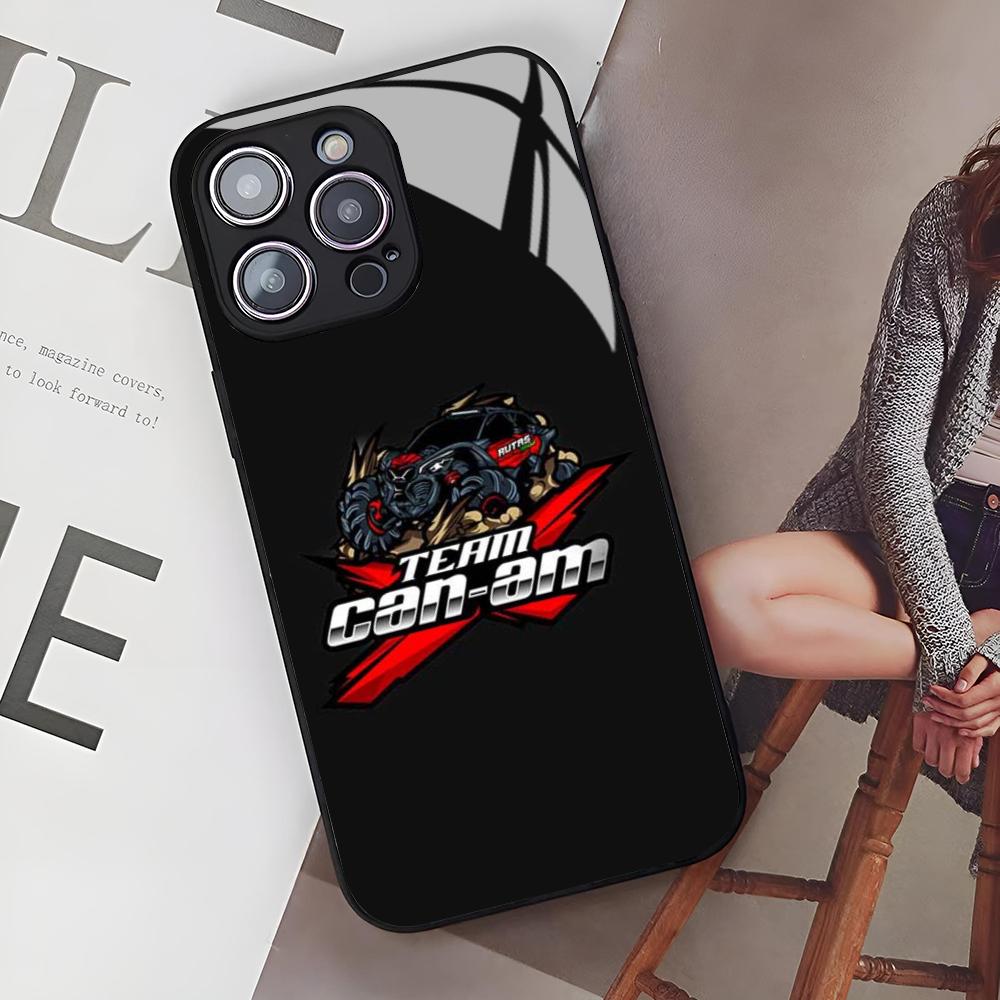 Чехол для телефона Can-Am Wild Car Crazy для Iphone 17 Air 16 15 14 12 11 13 Pro Max Mini Se Стеклянная крышка Puls