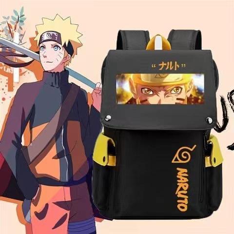Школьная сумка Naruto Hinman Студенческая Сумка Harajuku Аксессуары Большая Вместимость Аниме Сумка для Компьютера Школьный Рюкзак