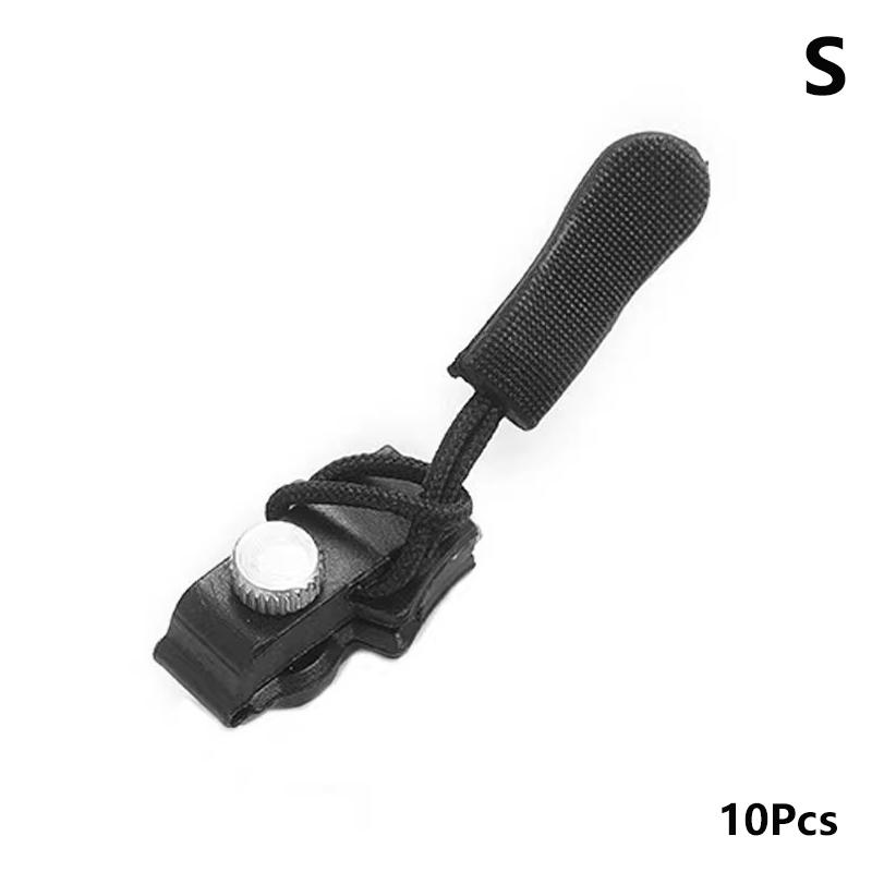 10/15 шт. комплект для ремонта молнии, универсальная мгновенная замена для ремонта молнии, скользящие зубцы, головка молнии для 3 разных размеров