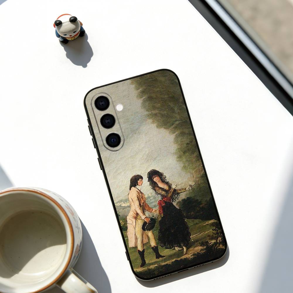 Испания Франсиско Гойя Художественный Чехол Для Телефона Для Samsung Galaxy A73,A72,A71,A70,A53,A52,A51,Мягкий Силиконовый Черный Чехол