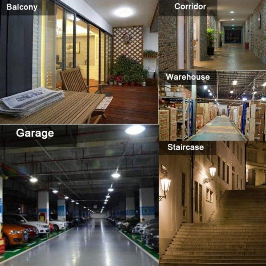 Лампада LED E27 радар с датчиком движения лампочка 5 Вт 7 Вт 9 Вт 12 Вт переменного тока 220 В инфракрасное обнаружение умная лампа, работающая в ночной темноте