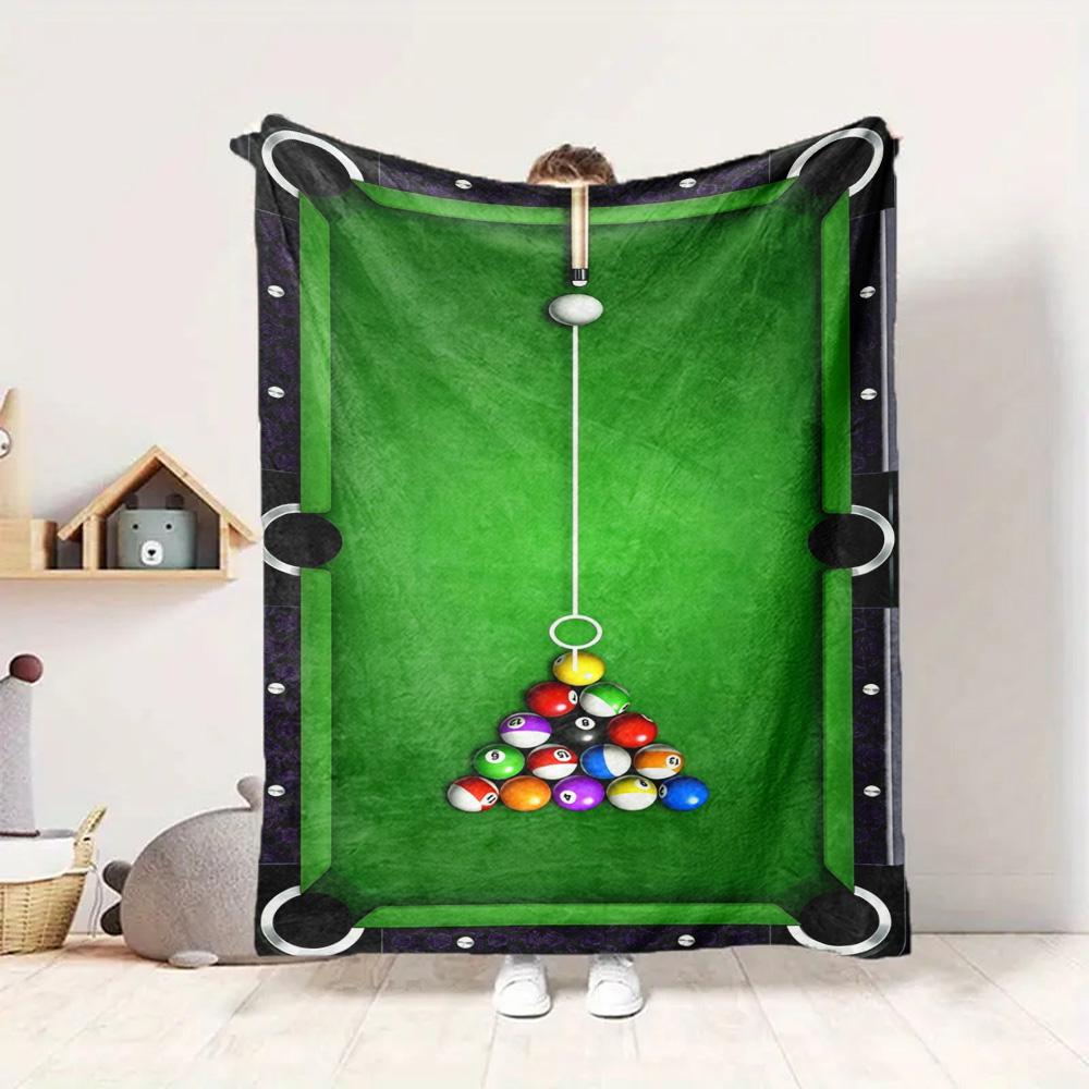 Pool Game Flannel Blanket Throw Blanket Soft Warm Sofa Bed Camping Car home Decor Unique Christmas Gift C9302214