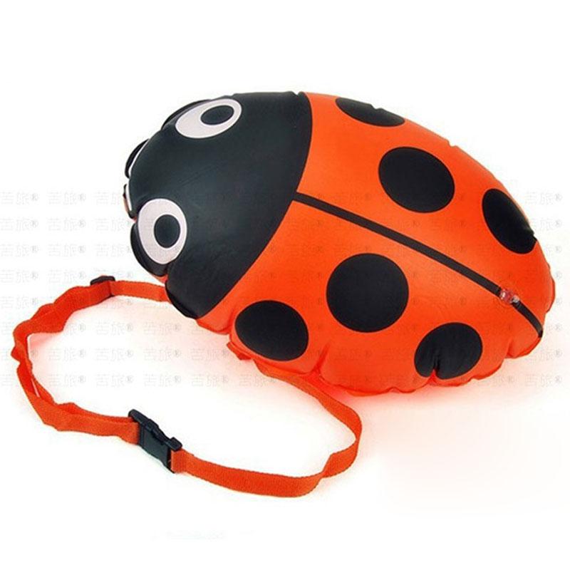 Outdoor Double Safety Lifesaving Swimming Bag Adult Children Float Equipment Ladybird Style