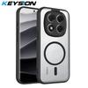 KEYSION Прозрачный магнитный чехол для телефона для Redmi Note 15 Pro + 5G 15 4G HD Clear Ударопрочная задняя крышка для Xiaomi Redmi Note 15G
