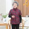 Утолщенный осенне-зимний жилет от бабушки для женщин среднего и пожилого возраста