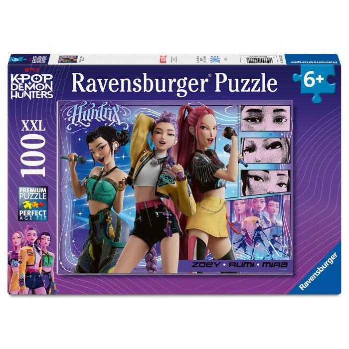 Ravensburger - Puzzle Enfant 100 pieces XXL - KPop Demon Hunters - des 6 ans - Puzzle de qualité supérieure - 12002222