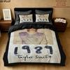 Taylor Pattern Bedding Quilt Set Quilt Cover Pillowcase Home Birthday Gift(1 * duvet cover + 2 * pillowcase, without core)