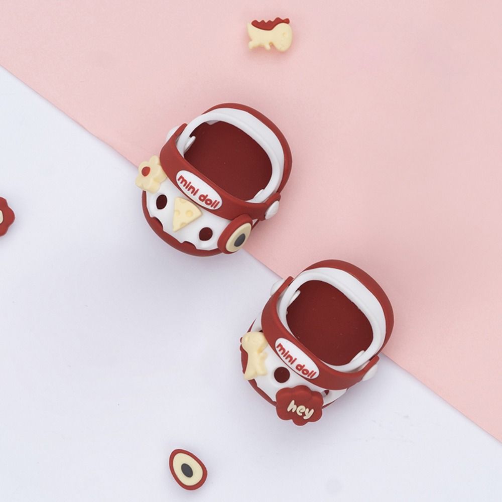 20cm Cotton Doll Doll Shoes Soft Rubber Board Shoes Cartoon Doll Photography Props Birthday Gifts