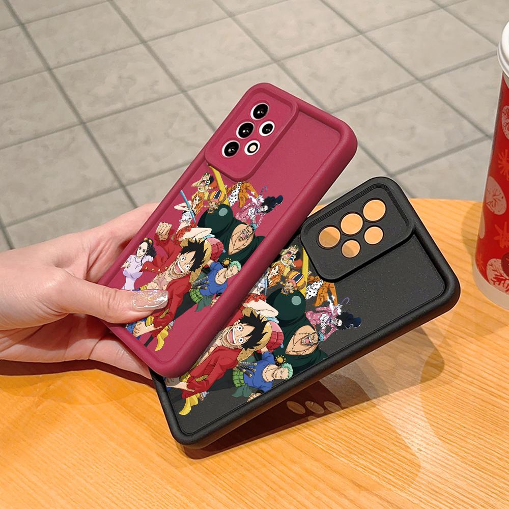 Модный квадратный чехол для телефона Luffy для Realme OPPO Reno VIVO Infinix Tecno Oneplus, полный чехол для камеры, противоударный защитный резиновый чехол