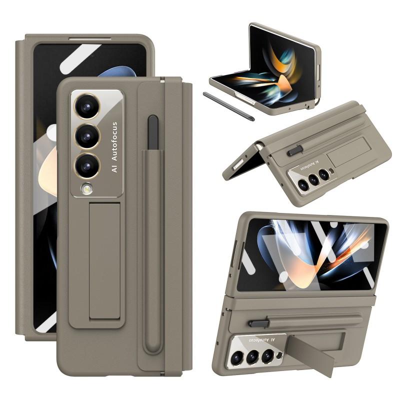 Fold5 Case Galaxy Z Fold4 Full Cover Protective Shell With Pen Slot Screen Film PC Material Anti-Scratch Drop