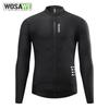 WOSAWE мужские велосипедные майки с длинными рукавами Pro Team, быстросохнущие дышащие велосипедные рубашки, одежда для занятий спортом на открытом воздухе
