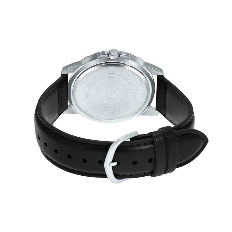 Casio Мужские часы Стандартная серия 45 мм Черные MTP-VD200L-1BUDF