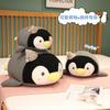 Hat Penguin Plush Doll Cute Aquarium Lying Penguin Big Throw Pillow Girl Bed Sleeping Doll Gift