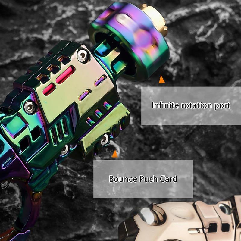 EDC Снятие стресса Спиннер-запускатель, Удовлетворяющий гаджет для снятия тревожности у взрослых, Настольный и портативный инструмент для релаксации в тактическом стиле