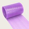 Light Lotus Pink Heart-Shaped Bubble Wrap Rolls Shock-Absorbing Packing Foam Paper Heart-Shaped Packaging Thickened Colourful