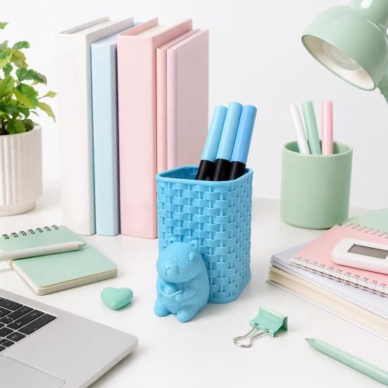 3D Printed Large Capacity Pen Holder PLA 1 Pc