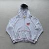 Mens Cotton Hooded Sweater Set With Contrast Stitching Casual Long Pants Outfit