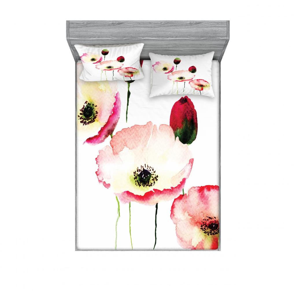 Вкусный узор пончиков Лист Трехкомпонентный Комплект Постельного Белья с Цифровой Печатью Взрослые Дети