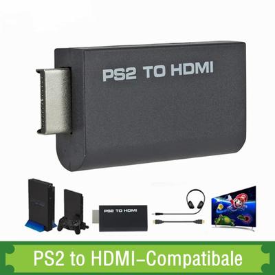 Совместимый с PS2 в HDMI аудио-видео конвертер 480i/480p/576i с аудиовыходом 3,5 мм поддерживает все режимы отображения PS2 в HD