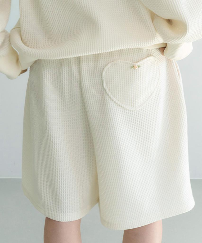 FUNFROMFUN Dumbo_Waffle Shorts (Cream)