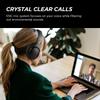 High Quality Hybrid Active Noise-Cancelling Wireless for  Over-Ear Headphones with Storage Case