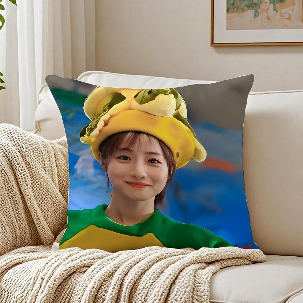 actor charming SSatomi IIshihara Cushion Cover Pillowcase Antidustmite living Room Sofa Decor Cushion Room