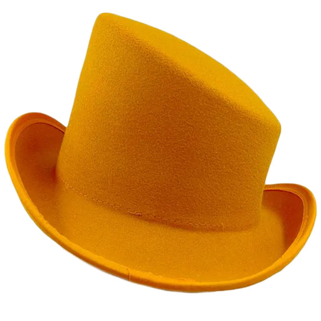 Элегантная стильная шляпа из шерстяного фетра, высокая шляпа с загнутыми полями, шляпа в стиле Mystery Styles для вечеринок и выступлений