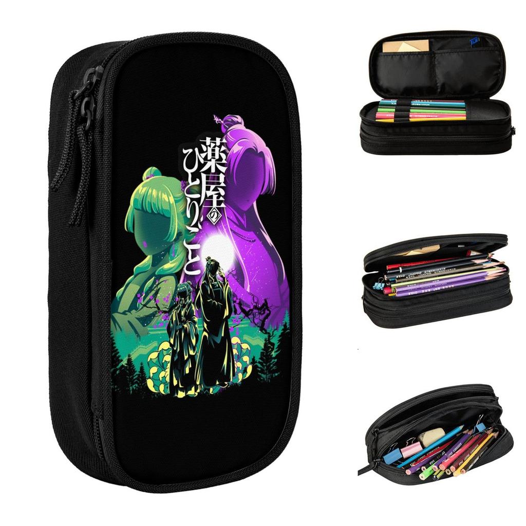 The Apothecary Diaries Anime Pencil Cases Pen Box Bag Student Large Storage School Supplies Gifts Pencilcases