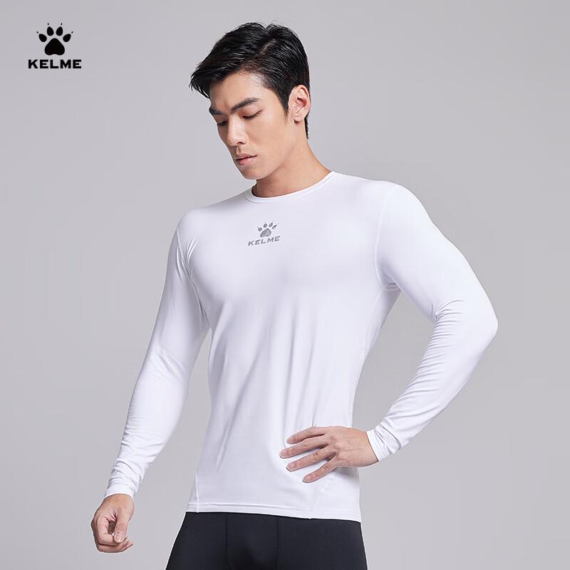 Мужская теплая компрессионная футболка KELME из флиса
