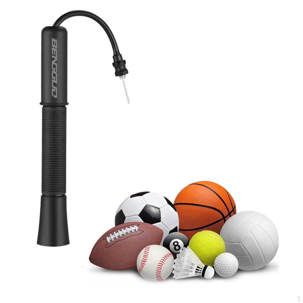 Ball Pump Air Convenient Manual Inflator Hand Tool Inflating System for Inflatable Balls