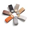 Oukali Custom Color High Quality Furniture Hardware Cabinet Drawer  Gift Box Leather Handles Pull