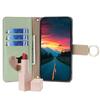 For Realme 14 5G Case Mirror Wallet Leather Phone Cover with Chain Shoulder Strap
