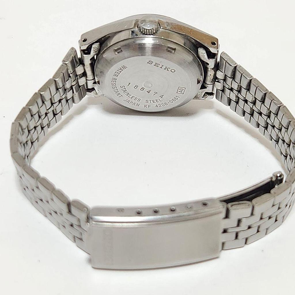 Б/у SEIKO5 Автоматические женские часы с циферблатом в стиле Итимацу, День-Дата, Рабочее состояние