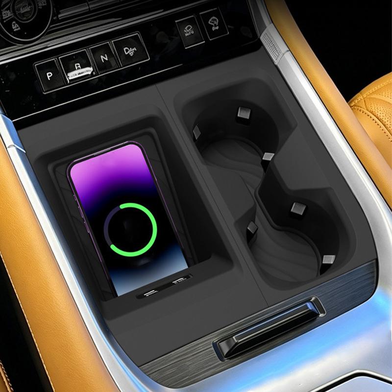 For Nissan Patrol Armada Y63 2025 2026 wireless water-filling cup panel silicone pad car interior modification decorative parts