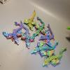 Креативные Забавные Сочлененные Подвижные Крылья Драконы 3D Печатный Дракон Летающий Дракон Модель Декорации Пейзажа Украшения Детские Игрушки Подарки