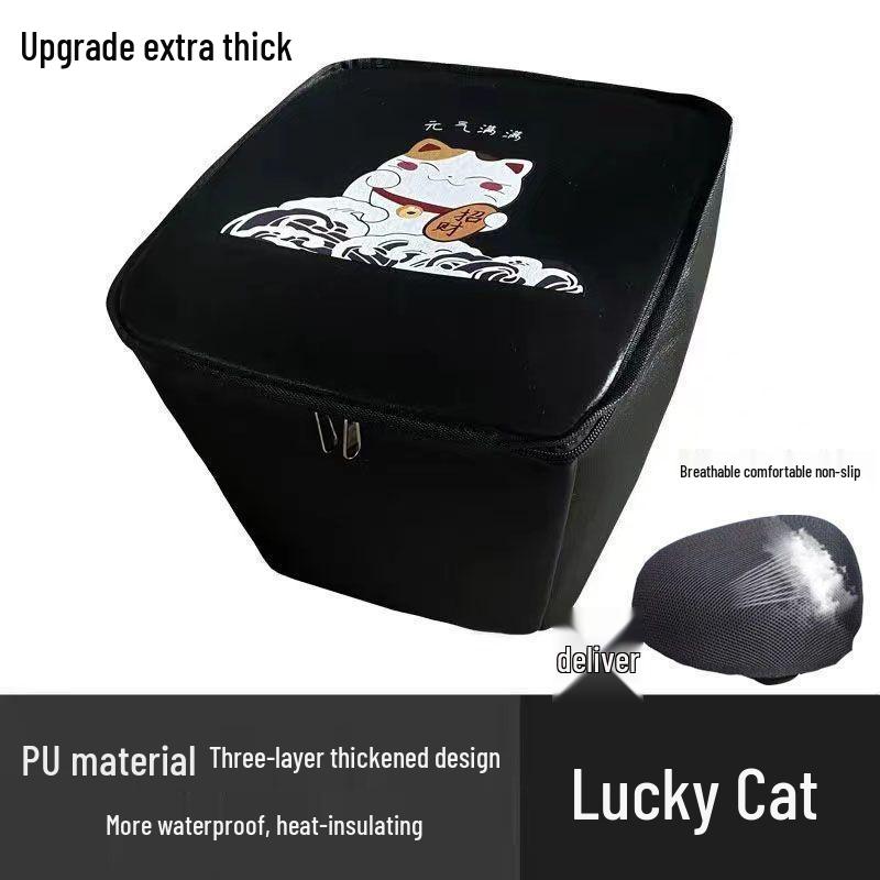 Electric Scooter Basket Liner - Waterproof, Snowproof, Universal Fit with Lid