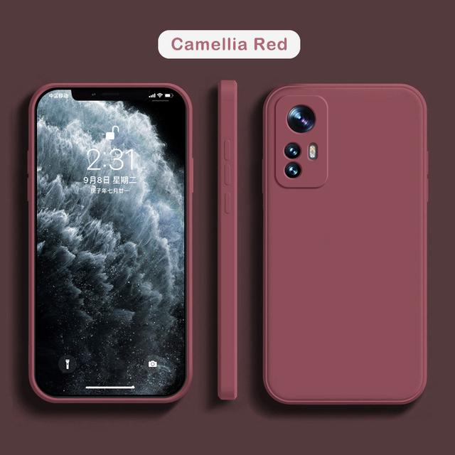 Квадратный жидкий силиконовый чехол для Xiaomi Mi 12T 12 T Pro 12 Lite 12X 12S Pro Ultra 12pro Чехлы для телефонов Xiaomi 11 Lite Мягкий чехол