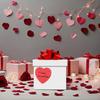 Book of 4 red heart-shaped sticky notes | Perfect for anniversaries, birthdays, Valentine's Day | 100 per book - 76x76 mm (3" x 3")