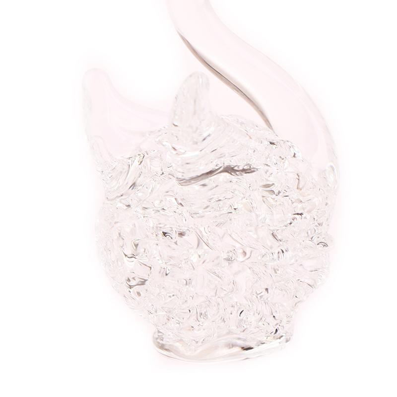 1 шт. статуэтка лебедя, стеклянное украшение в виде животного, фигурки лебедя, украшение для домашнего стола, миниатюрный креативный подарок