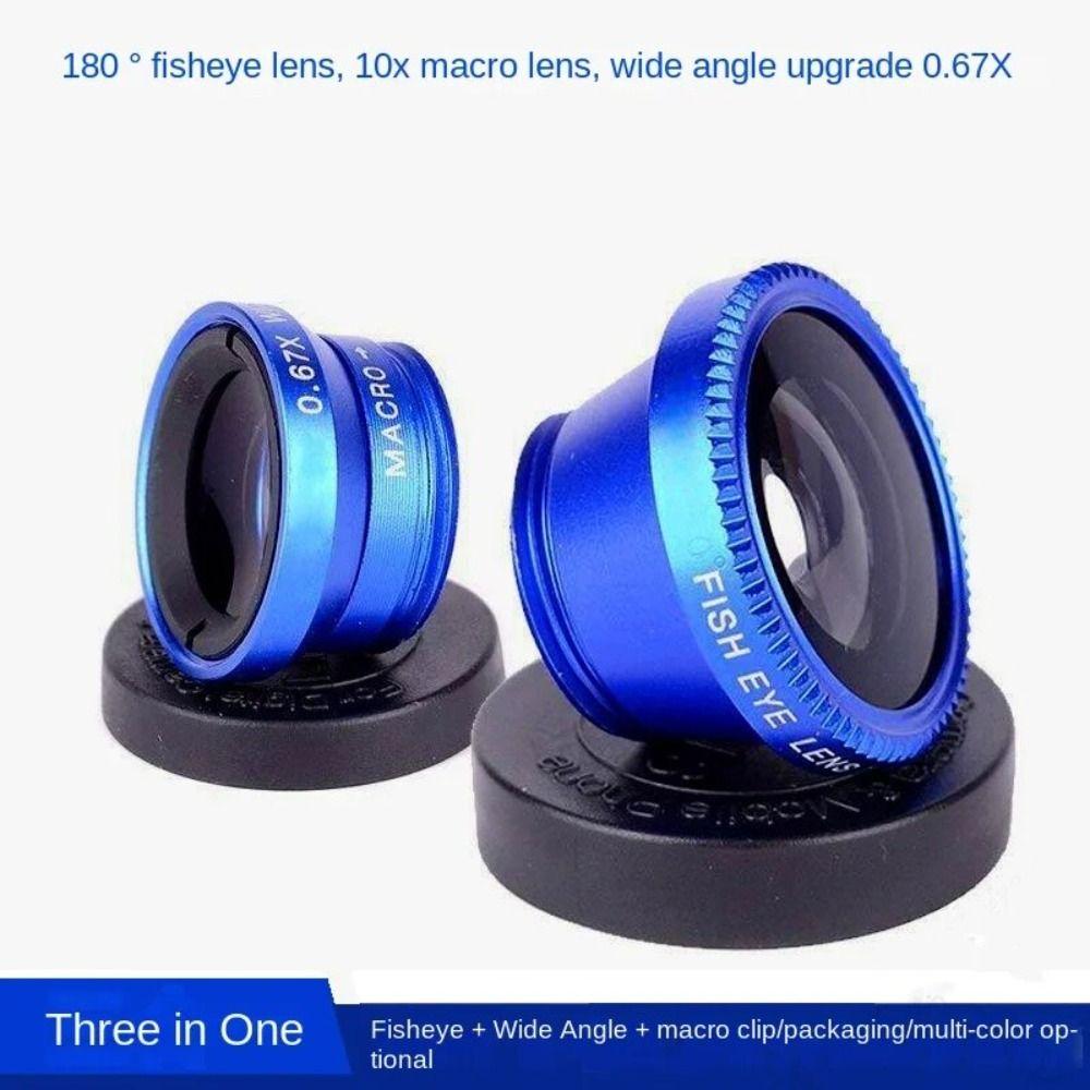 0.67X Wide Angle Mobile Phone Lens with Clip Phone Camera Lens Kit Portable Phone External Lens
