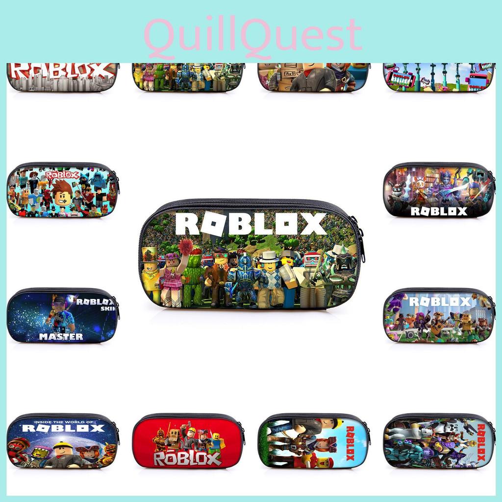 Красочный пенал Roblox для детей и студентов с несколькими отделениями