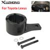 Crankshaft Damper Pulley Holding Holder Harmonic Tool Black For Toyota Lexus with Crank Bolts