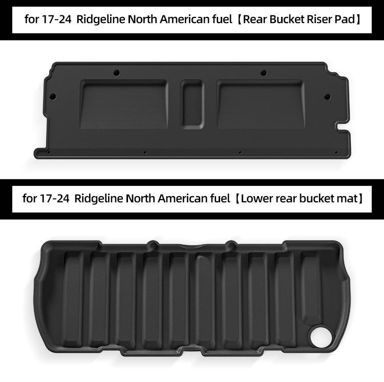 Совместимые коврики для Honda Ridgeline 2017-2024 - Автомобильные коврики из ТПЭ